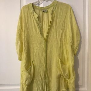 Anthropologie Neon Swimsuit Cover Up